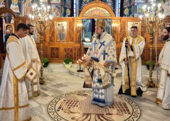 Ο Σερρών Θεολόγος στην ενορία των παιδικών του χρόνων