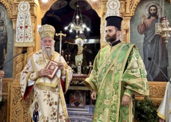 Χειροτονία Διακόνου στο Ελαιοχώρι Παγγαίου