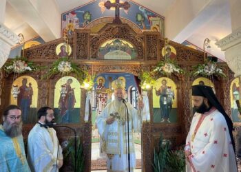 ΕΟΡΤΑΣΕ Η ΙΕΡΑ ΜΟΝΗ ΠΑΝΑΓΙΑΣ ΜΥΡΤΙΔΙΩΤΙΣΣΗΣ ΠΑΛΙΟΥΡΑ ΕΥΒΟΙΑΣ