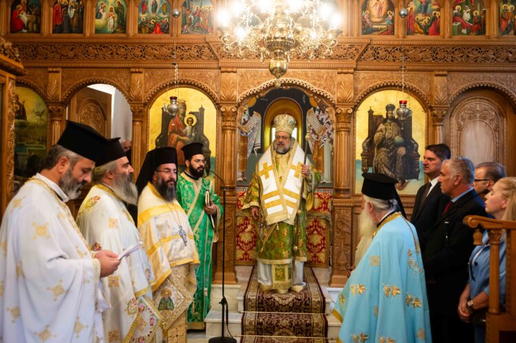 Ο Μεσσηνίας Χρυσόστομος στο Μετόχι της Μονής Βουλκάνου