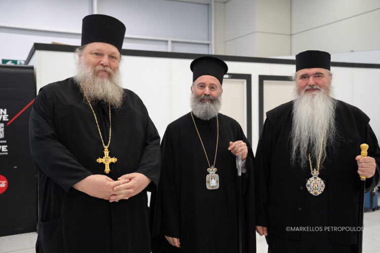 Άφιξη Μητροπολίτου Καλαμαριάς Ιουστίνου και Αγιορείτου Ιερομονάχου Χρυσοστόμου στο Σύδνεϋ