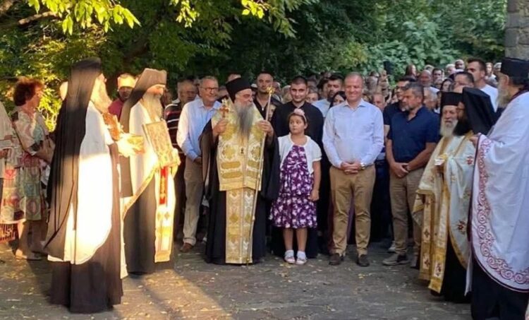 ΑΡΧΙΕΡΑΤΙΚΟΣ ΕΣΠΕΡΙΝΟΣ ΚΑΙ ΘΕΙΑ ΛΕΙΤΟΥΡΓΙΑ ΣΤΗΝ ΠΑΝΗΓΥΡΗ ΤΗΣ Ι.Μ. ΑΡΧΑΓΓΕΛΟΥ