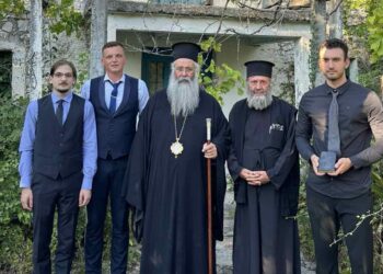 Ο ΜΗΤΡΟΠΟΛΙΤΗΣ ΚΙΤΡΟΥΣ ΓΕΩΡΓΙΟΣ ΣΤΗΝ ΠΑΤΡΙΚΗ ΟΙΚΙΑ ΣΤΟΥ ΑΓΙΟΥ ΓΕΡΑΣΙΜΟΥ ΥΜΝΟΓΡΑΦΟΥ