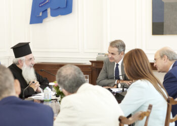 Μητσοτάκης – Εκκλησία Κρήτης: Θερμή συνάντηση και δέσμευση για στενή συνεργασία