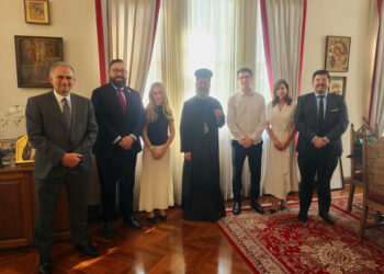 Συνάντηση του Αρχιεπισκόπου Αυστραλίας με αντιπροσωπεία του Ελληνοαυστραλιανού Συνδέσμου