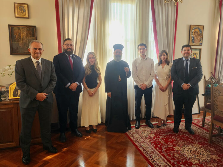 Συνάντηση του Αρχιεπισκόπου Αυστραλίας με αντιπροσωπεία του Ελληνοαυστραλιανού Συνδέσμου