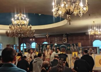 Θεία Λειτουργία από τον Μητροπολίτη Κίτρους στη Θεολογική Σχολή του Α.Π.Θ.