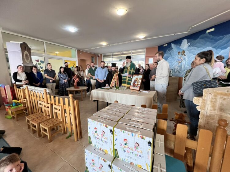 Αγιασμός στον Βρεφονηπιακό Σταθμό και Νηπιαγωγείο της Μητροπόλεώς Αλεξανδρουπόλεως
