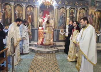 Όρθρος και Θεία Λειτουργία στον Ι.Ν. Αγίων Νικολάου & Σεραφείμ Μέλισσας