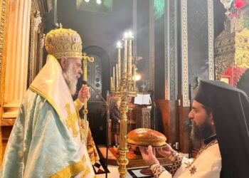 Η μνήμη του Αγίου Διονυσίου του Αρεοπαγίτου στον Ιερό Μητροπολιτικό Ναό Καρδίτσης