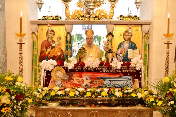 Λαμπρός ο εορτασμός του Οσίου Ευθυμίου του Νέου στην Περιστερά Θεσσαλονίκης
