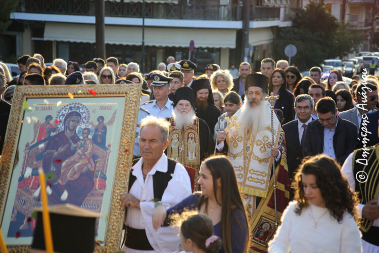 Η Μαλεσίνα υποδέχθηκε την Παναγία Παντάνασσα από την Ι.Μ.Μ. Βατοπαιδίου