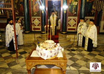 Η ΕΛ.ΑΣ. τίμησε τον Προστάτη της Άγιο Αρτέμιο – Δοξολογία στον Μητροπολιτικό Ναό Ευαγγελιστρίας Σπάρτης