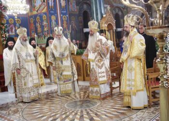 Πολυαρχιερατικό Συλλείτουργο στη Λαμία για τον Όσιο Συμεών τον Νέο Θεολόγο