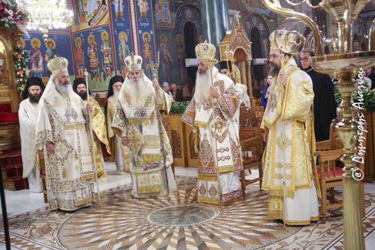 Πολυαρχιερατικό Συλλείτουργο στη Λαμία για τον Όσιο Συμεών τον Νέο Θεολόγο