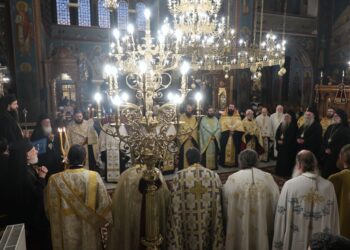 Πολυαρχιερατικός Εσπερινός για τον Προφήτη Ιωήλ και τα Ονομαστήρια του Μητροπολίτου Εδέσσης κ. Ιωήλ