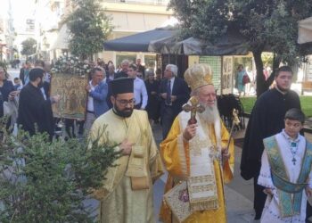 Η ΣΥΝΑΞΗ ΠΑΝΤΩΝ ΤΩΝ ΕΝ ΚΥΠΡΩ ΑΓΙΩΝ ΣΤΗΝ Ι. ΜΗΤΡΟΠΟΛΗ ΧΑΛΚΙΔΟΣ