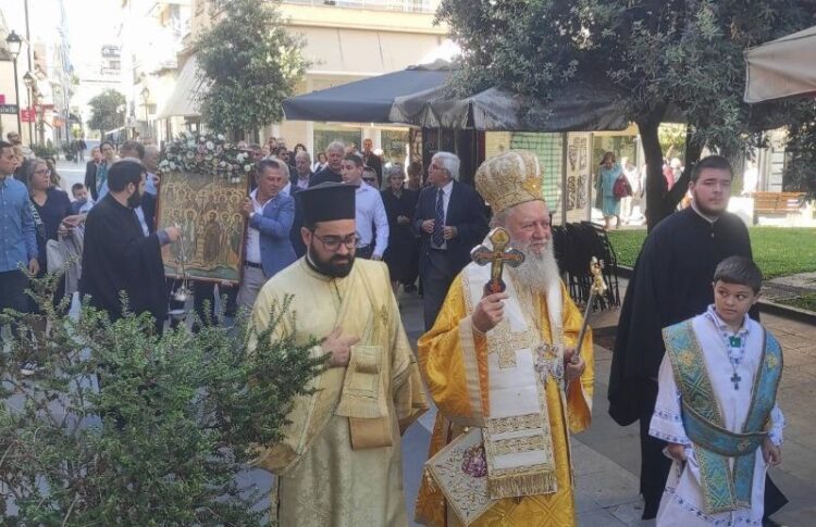 Η ΣΥΝΑΞΗ ΠΑΝΤΩΝ ΤΩΝ ΕΝ ΚΥΠΡΩ ΑΓΙΩΝ ΣΤΗΝ Ι. ΜΗΤΡΟΠΟΛΗ ΧΑΛΚΙΔΟΣ