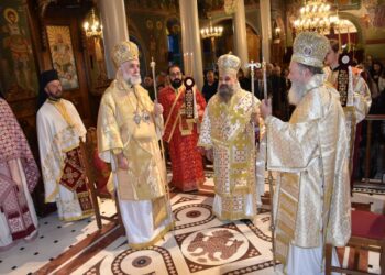 Λαμπρός εορτασμός του Αγίου Δημητρίου στον Μητροπολιτικό Ναό Χαλκίδος