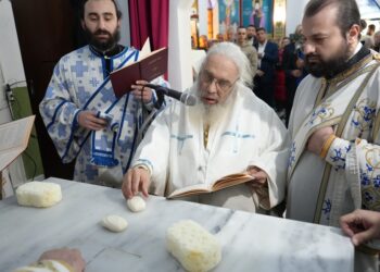 ΕΓΚΑΙΝΙΑΣΘΗΚΕ ΑΠΟ ΤΟΝ ΣΕΒ. ΜΗΤΡΟΠΟΛΙΤΗ ΕΔΕΣΣΗΣ  Ο Ι.ΝΑΟΣ ΑΓΙΟΥ ΒΑΣΙΛΕΙΟΥ ΑΓΡΟΣΥΚΙΑΣ ΠΕΛΛΑΣ