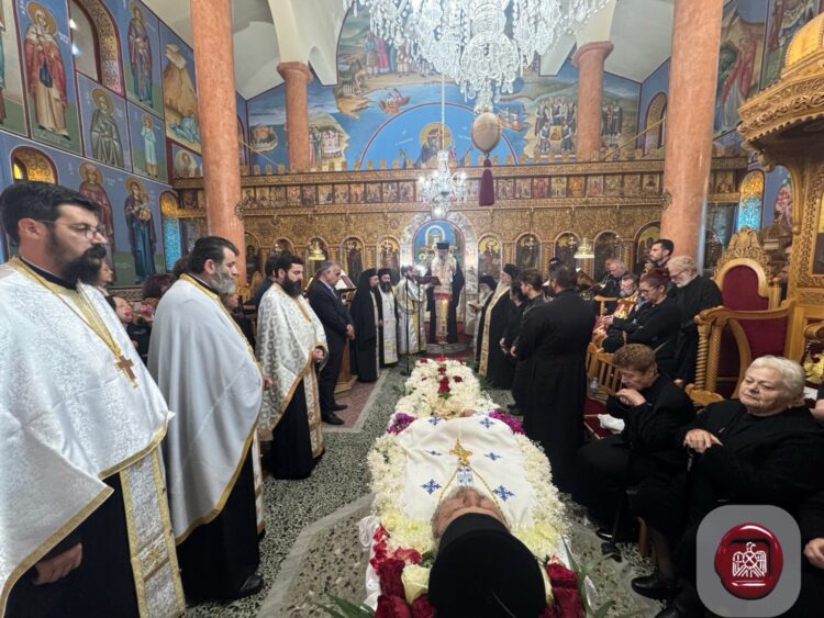 Εξόδιος ακολουθία π. Εμμανουήλ Καμπούρη