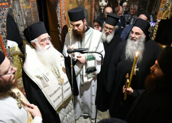 Κουρά Μοναχού στην Ιερά Μονή Αγίου Παντελεήμονος Αγιάς