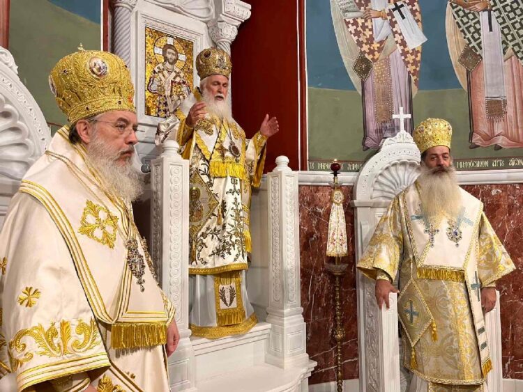 Τα oνομαστήρια του Μητροπολίτη Λήμνου Ιεροθέου