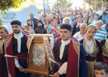 ΛΑΜΠΡΗ ΠΑΝΗΓΥΡΙΣ ΤΗΣ ΠΑΝΑΓΙΑΣ ΕΛΕΥΘΕΡΩΤΡΙΑΣ ΣΤΟ ΡΕΘΥΜΝΟ