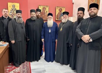 Επίσκεψη του Ηγουμένου της Ιεράς Μονής Γενεσίου της Θεοτόκου Hadambu  στον Μητροπολίτη Δημητριάδος