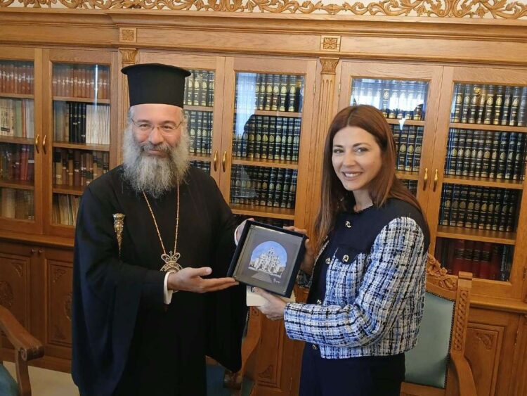 Επίσκεψη της Υπουργού Παιδείας & Θρησκευμάτων στην Ι.Μ. Ρεθύμνης και Αυλοποτάμου