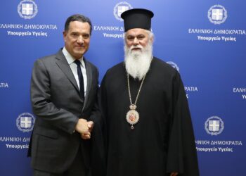 Συνάντηση του Μητροπολίτου Καλαβρύτων και Αιγιαλείας με τον Υπουργό Υγείας