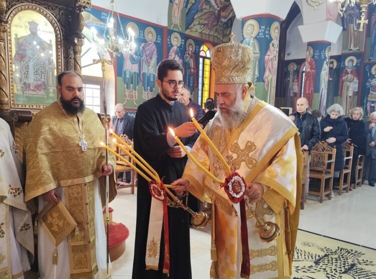 Πανηγυρικός Όρθρος και Θεία Λειτουργία στον Ιερό Ναό Αγίων Αναργύρων Παλαμά