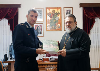 Στον Μητροπολίτη Μεσσηνίας ο νέος Διοικητής Τροχαίας Καλαμάτας