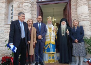 Επίσημη και πανηγυρική επαναλειτουργία   Ιερού Ναού Εισοδίων της Θεοτόκου Αιγίου