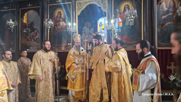 Χειροτονία νέου Διακόνου στην Ι. Μ. Αιτωλοακαρνανίας