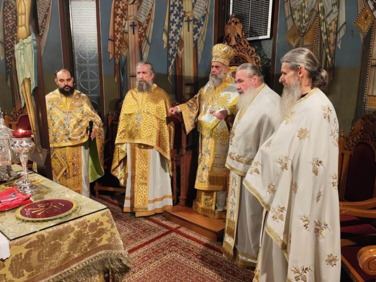 Αγρυπνία επί τη ανακομιδή των ιερών λειψάνων του Αγίου Γεωργίου στην Καρδίτσα