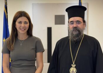 Συνάντηση του Μητροπολίτου Καστορίας με την Υπουργό Παιδείας