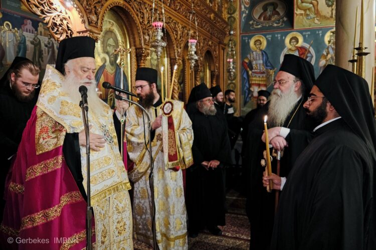 Κουρά μοναχού στην Ιερά Μονή Παναγίας Δοβρά στη Βέροια