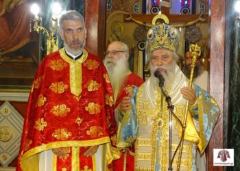 Χειροτονία Πρεσβύτερου κατά την εορτή των Εισοδίων της Θεοτόκου στον Μητροπολιτικό Ναό Ευαγγελιστρίας Σπάρτης