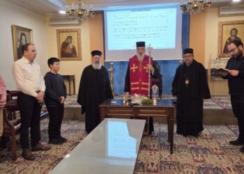 Αγιασμός στην Σχολή Βυζαντινής Μουσικής της Μητροπόλεώς Αλεξανδρουπόλεως