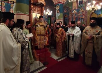 Ο πανηγυρικός Εσπερινός των Παμμεγίστων Ταξιαρχών στην Ιτέα Καρδίτσης