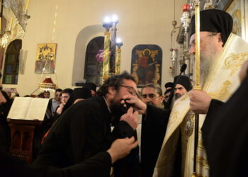 Κουρά Μοναχοῦ στὴν Ἱερὰ Μητρόπολη Πατρῶν
