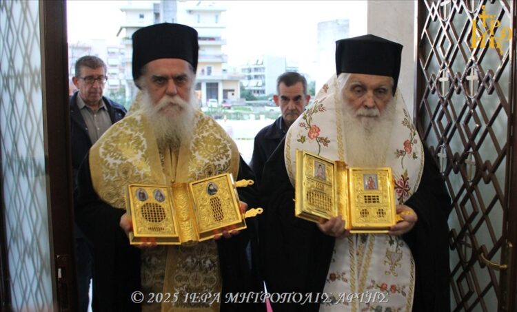 Η Άρτα υπεδέχθη τα Ιερά Λείψανα πέντε μεγάλων και θαυματουργών Αγίων της Εκκλησίας μας