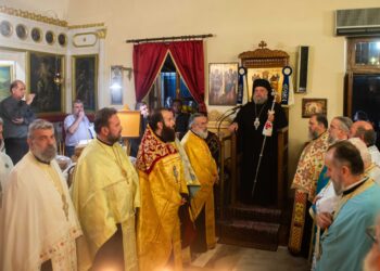 Ο Εσπερινός των Ταξιαρχών στην Ιερά Μητρόπολη Μεσσηνίας