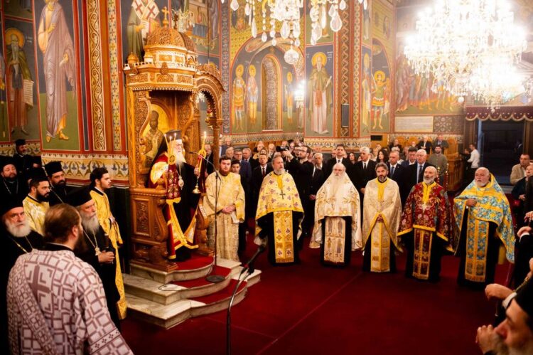 Εσπερινός των ονομαστηρίων του Μητροπολίτου Μεσσηνίας Χρυσοστόμου