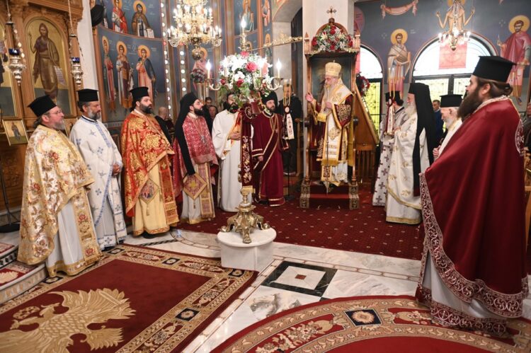 Ο εορτασμός της Αγίας Αικατερίνης στην Ιερά Μητρόπολη Μαντινείας και Κυνουρίας
