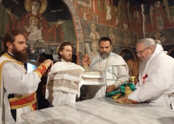 Εγκαινιάστηκε ο ιστορικός Ιερός Ναός Αγίου Γεωργίου Αμπελακίων μετά από σχετικές επισκευές και συντηρήσεις