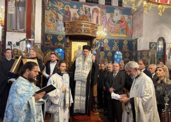 Ο πανηγυρικός Εσπερινός των Εισοδίων της Θεοτόκου στην Μεσορράχη