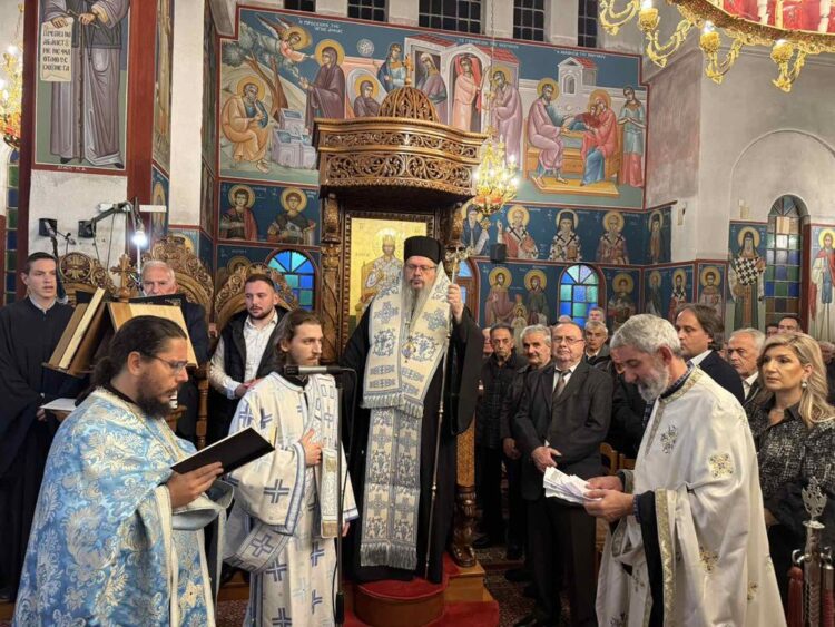 Ο πανηγυρικός Εσπερινός των Εισοδίων της Θεοτόκου στην Μεσορράχη