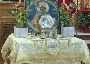 ΠΡΟΣΚΥΝΗΣΗ ΙΕΡΟΥ ΛΕΙΨΑΝΟΥ ΑΓΙΟΥ ΑΧΙΛΛΙΟΥ ΚΑΙ ΟΜΙΛΙΑ ΣΤΗΝ ΚΑΤΕΡΙΝΗ